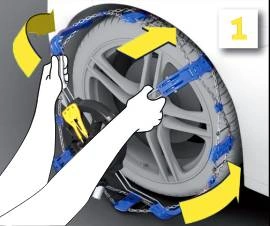 008489 Michelin Fast Grip Schneeketten mit Kettenspanner, mit  Montageanleitung, mit Aufbewahrungstasche, mit Schutzhandschuhen ▷ AUTODOC  Preis und Erfahrung